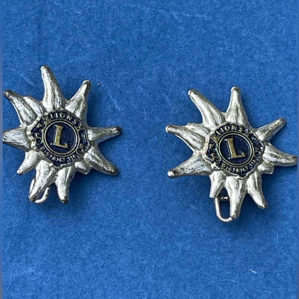 Lions Club District 114 Lapel Pins Lot of 2
